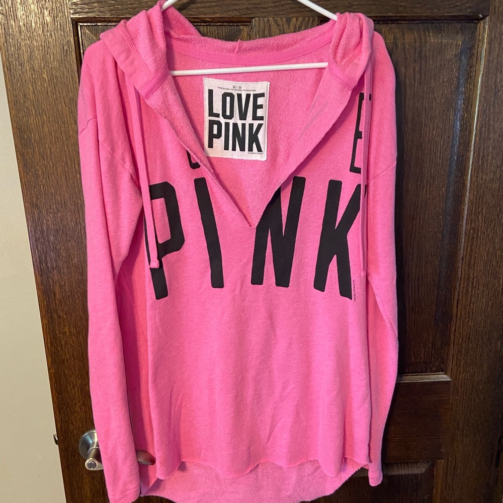 Victoria's Secret Pink Knit with Black Lettering
